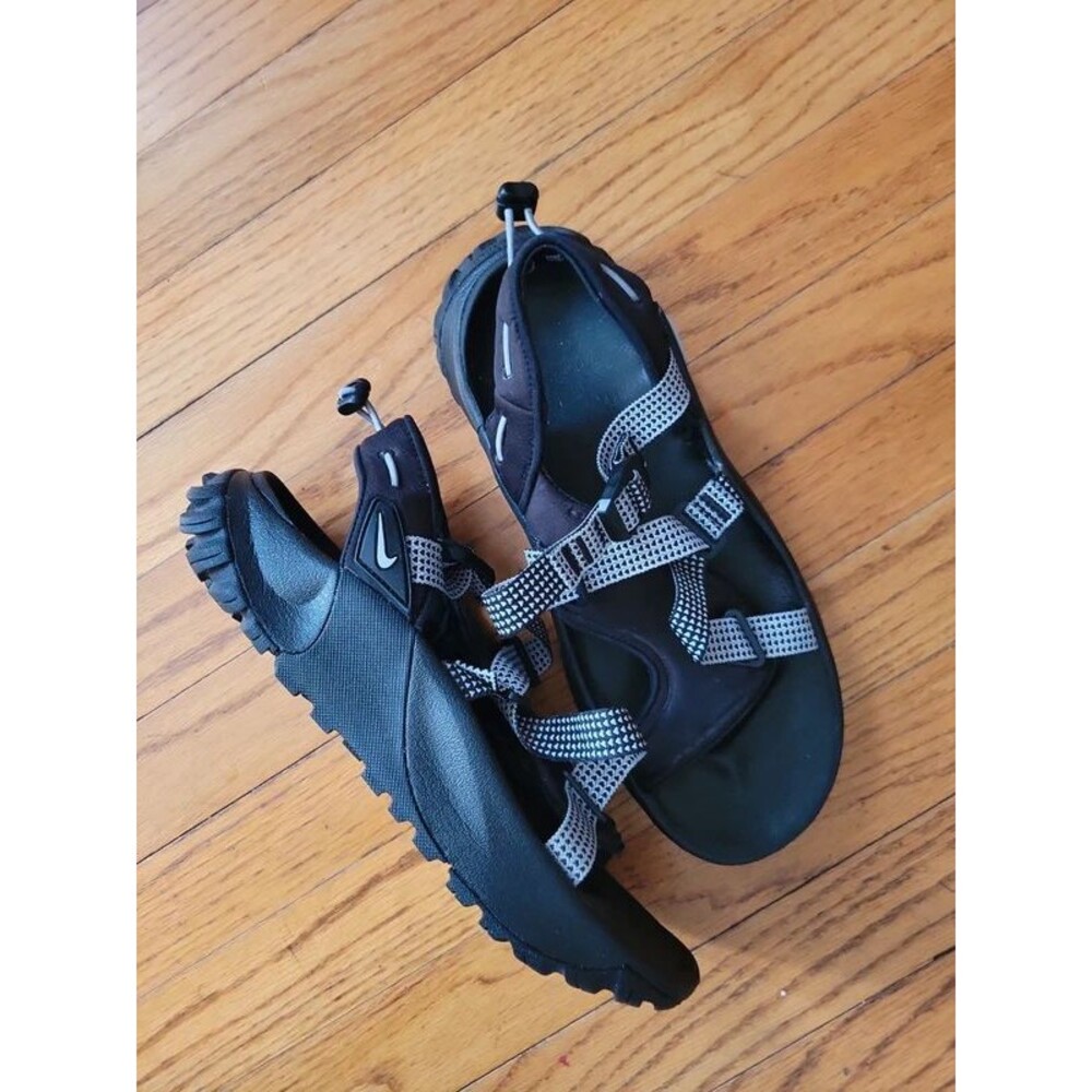 Nike trail sandals hike walk 9 black comfy strap water
